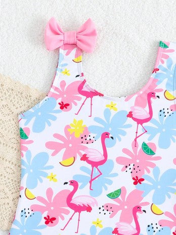 Cute Printed Swimsuit