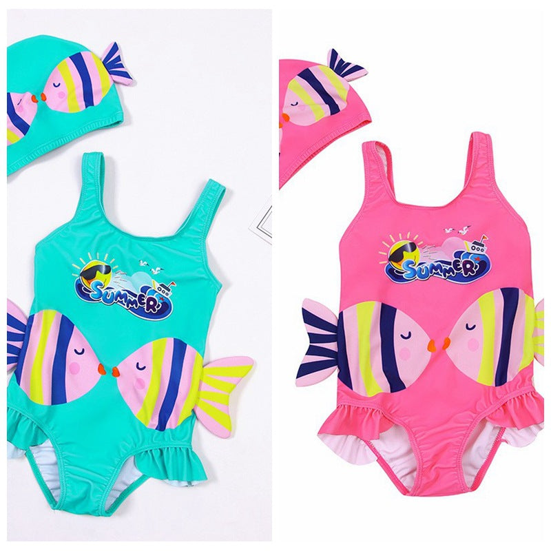 Cute Printed Swimsuit