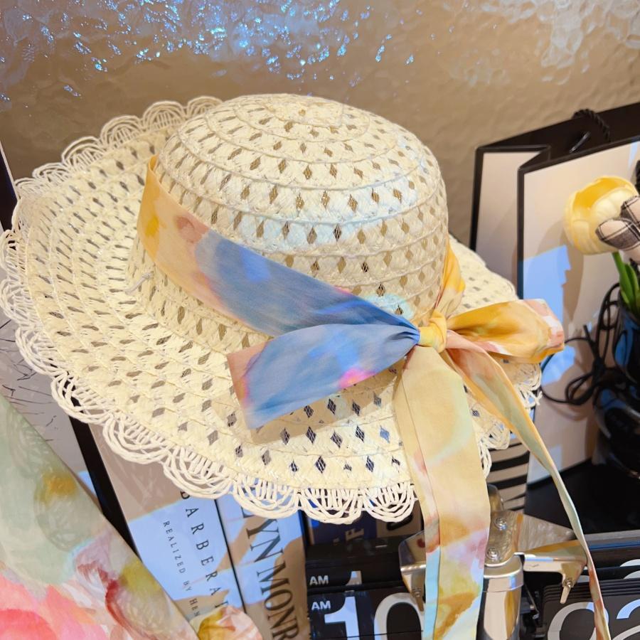 Oil Painting Sleeveless Dress + Hat