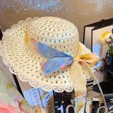 Oil Painting Sleeveless Dress + Hat