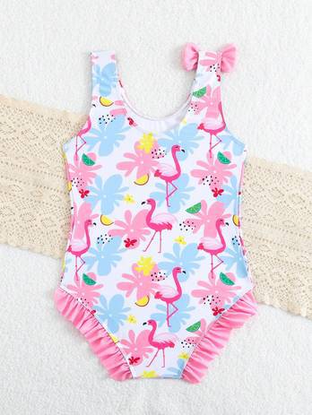Cute Printed Swimsuit