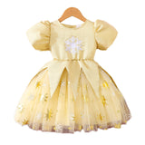 Christmas Snowflake Embroidery Dress