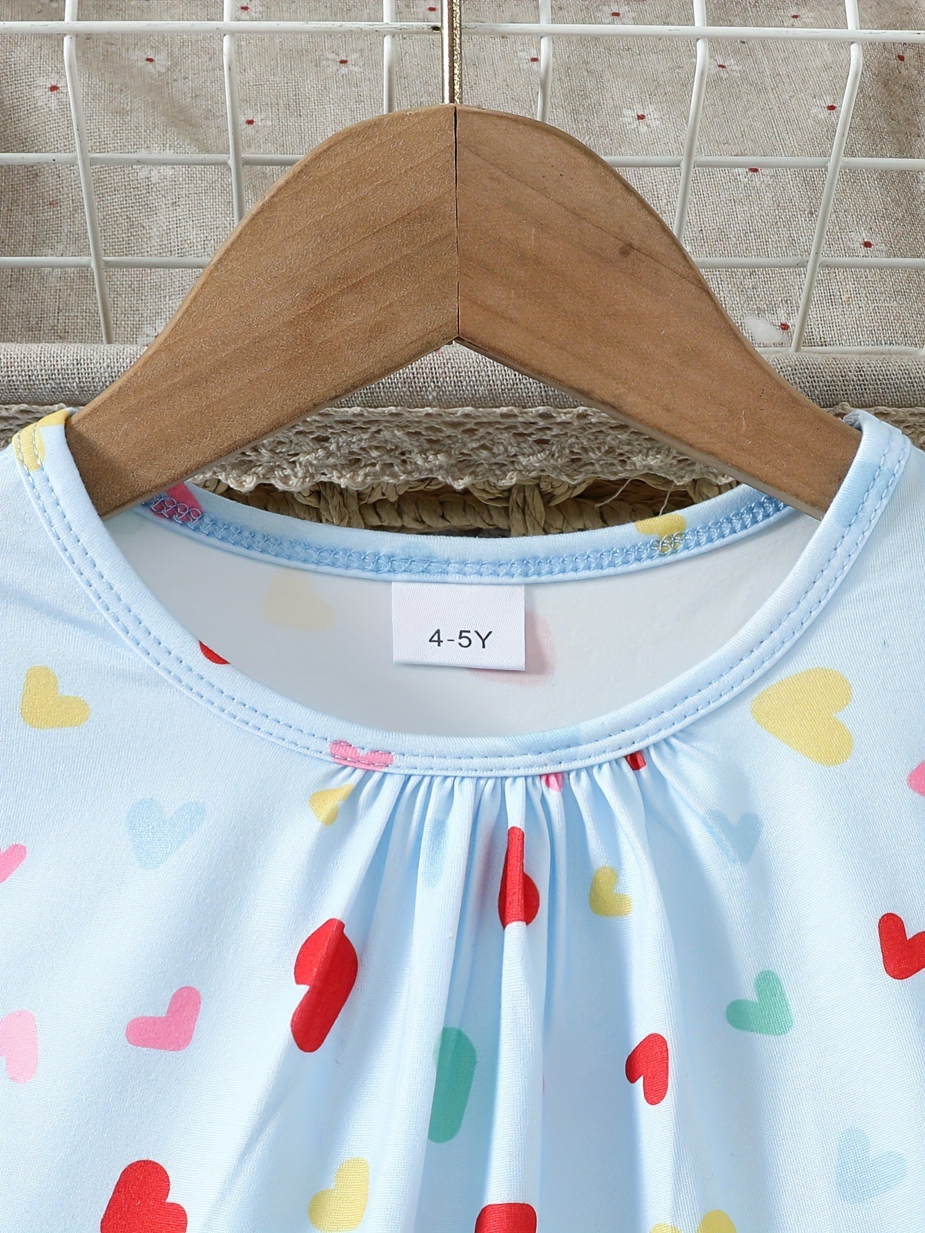 Girl's Love Color-Matching Dress