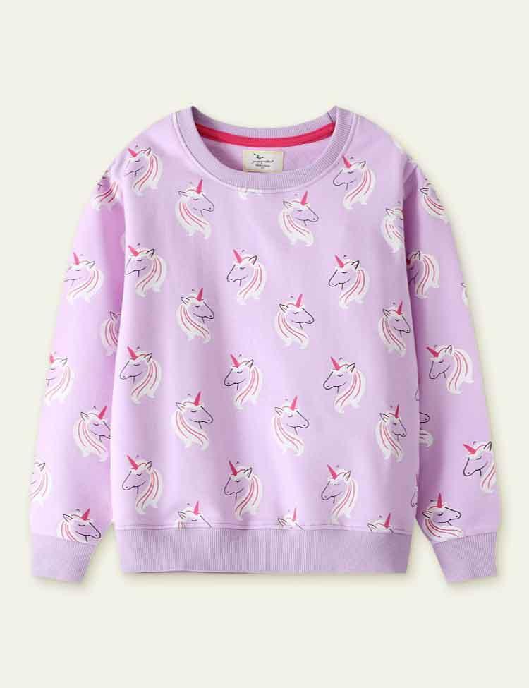 Unicorn Printed Sweater - CCMOM