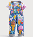 Lucky Sale-Ice Cream Children's Overalls