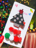 Christmas Cartoon Pattern Barrettes