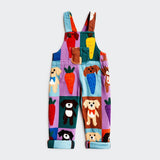 Lucky Sale-Puppy Printed Children's Overalls