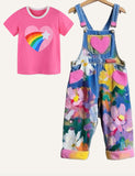 Lucky Sale-Printing and Dyeing Children's Overalls