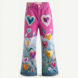 Lucky Sale-Children's heart-shaped gradient pants