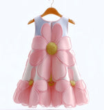 Lucky sale-pink flower girls dress