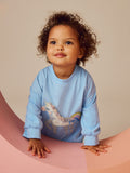 Children's Long-Sleeved Embroidered Sweatshirt