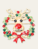 Christmas Cute Cartoon Brooch