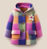 Lucky Sale-Children's Colorful plaid coat