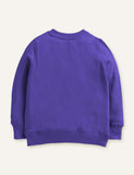 Lucky Sale-Astronaut Affixed Cloth Embroidered Pullover
