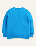 Lucky Sale-Animal Affixed Cloth Embroidered Pullover