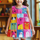 Lucky Sale-Cute Animal Sleeveless Dress