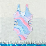 Tie-Dye Printed Swimsuit