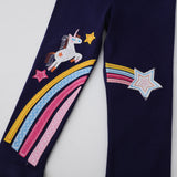 Unicorn Horse Appliqu¨¦ Leggings