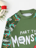 Dinosaur Boy's Swimsuit