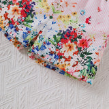 Spaghetti-Strap Floral Print Jumpsuit