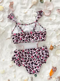 Cute Leopard Print Swimsuit