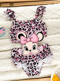 Cute Leopard Print Swimsuit