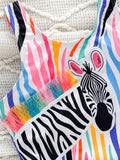 Zebra Children's Swimsuit