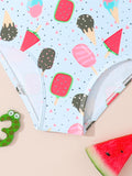Watermelon Printing Swimsuit