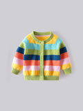 Rainbow Striped Coat