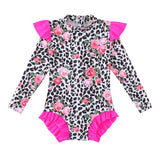 Children's Printed One Piece Swimsuit