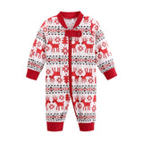 Christmas Elk Printing Parent-Child Family Clothes