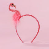 Flamingo Feather Headband