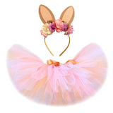 Pink Rabbit Children's Mesh Skirt