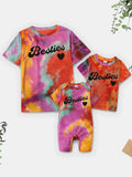 Tie-Dyed Parent-Child Outfit