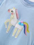 Cute Unicorn Girl Top