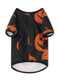 Halloween Pumpkin Print Parent-Child Wear Long Sleeve Home Wear Two-Piece Set