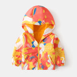 Printed Polar Fleece Shell Jacket