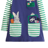 Animal Appliqu¨¦ Long Sleeve Dress