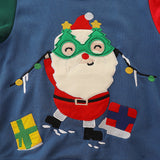 Christmas Sale- Affixed Cloth Embroidered Sweatshirt
