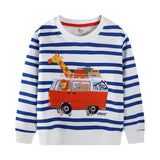 Printed Embroidered Sweatshirt