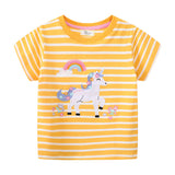 Animal Embroidered Patch Short Sleeve
