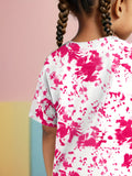 Tie-Dye Printed T-shirt Casual Suit