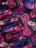 Halloween Long Sleeve Ghost Print Dress