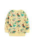 Dinosaur Print Children's Long-Sleeved Pullover