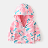 Printed Polar Fleece Shell Jacket