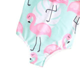 Cute Flamingo Print Swimsuit