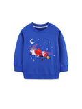 Halloween Cartoon Embroidered Sweatshirt