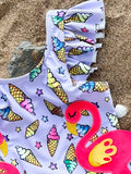 Cute Printed Swimsuit
