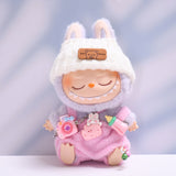 Labubu Clothes Only-Clothes Feeding Bottle Overalls Suit