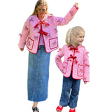 Family pack warm cotton-padded jacket